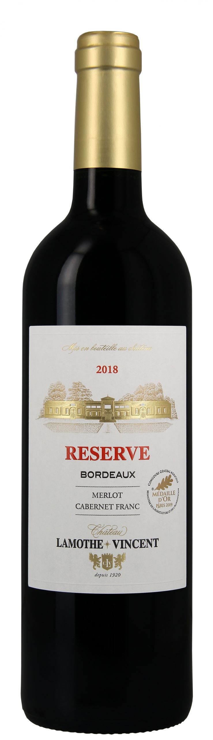 Image of Reserve Bordeaux Merlot Cabernet Franc 2019